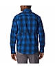 Columbia Men Blue Newton Ridge II Plaid Long Sleeve