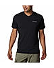 Columbia Men Black Sun Trek V-Neck Short Sleeve