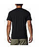 Columbia Men Black Sun Trek V-Neck Short Sleeve