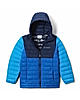 Columbia Youth Boys Blue Powder Lite Boys Hooded Jacket For Kids