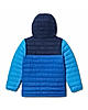 Columbia Youth Boys Blue Powder Lite Boys Hooded Jacket For Kids