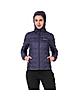 Columbia Women Blue Delta Ridge Down Hooded Jacket