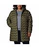 Columbia Women Green Delta Ridge Long Down Jacket