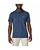 Columbia Men Blue Tech Trail Polo