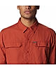 Columbia Men Orange Silver Ridge2.0 Long Sleeve Shirt