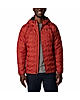 Columbia Men Orange Delta Ridge Down Hooded Jacket