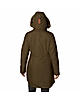 Columbia Women Green Suttle Mountain Long Insulated Jacket
