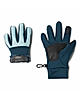 Columbia Youth Unisex Blue Cloudcap Fleece Glove For Kids