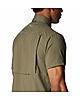 Columbia Men GREEN Silver Ridge Utility Lite Short Sleeve