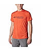 Columbia Men Orange M Titan Pass Graphic Tee