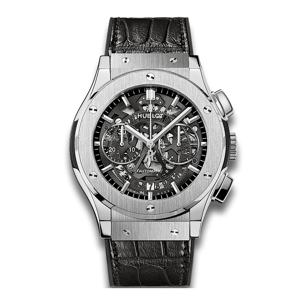 Hublot Chronograph 45 mm Watch in Green Dial