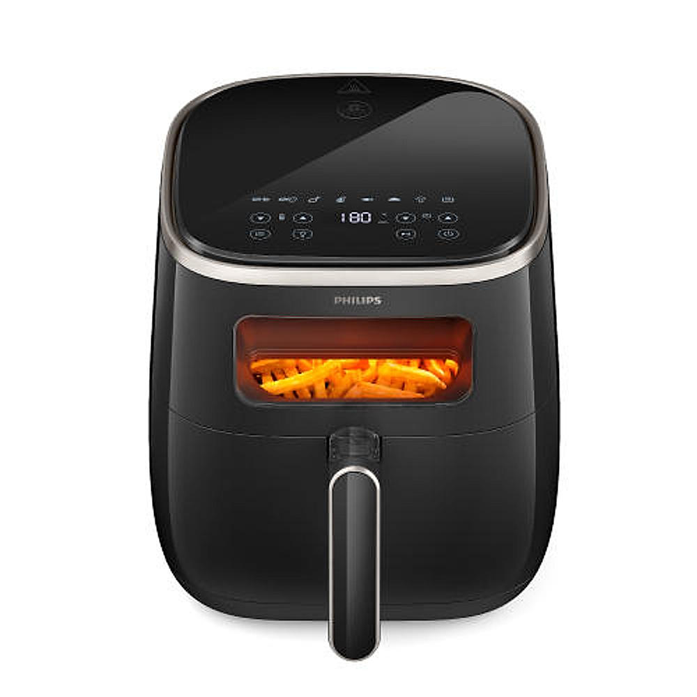 Philips Airfryer 3000 Series XL, 5.6 L, See-through window, 14-in-1 Cooking  Functions, 90%* Less fat with RapidAir Technology, Recipe app, Easy to  Clean (HD9257/88) : : Home & Kitchen