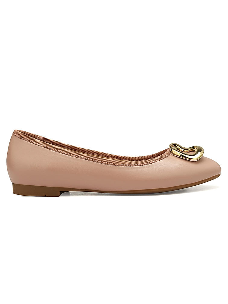 Beige Ballerina Flats