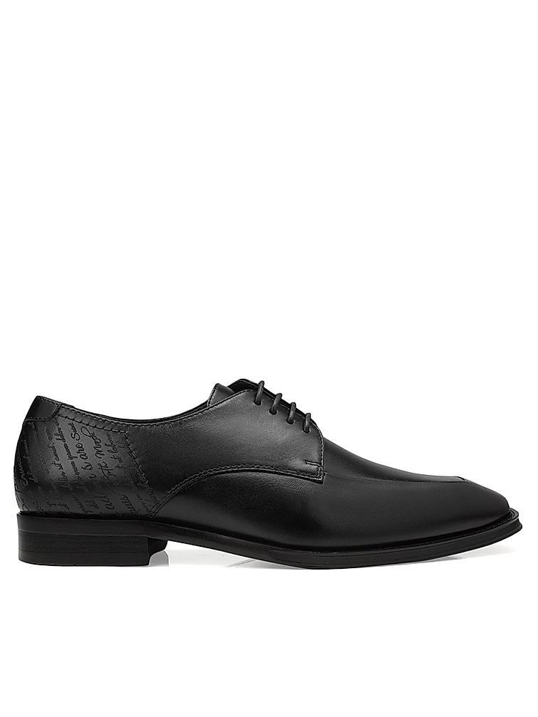 Black Signato Leather Lace Ups