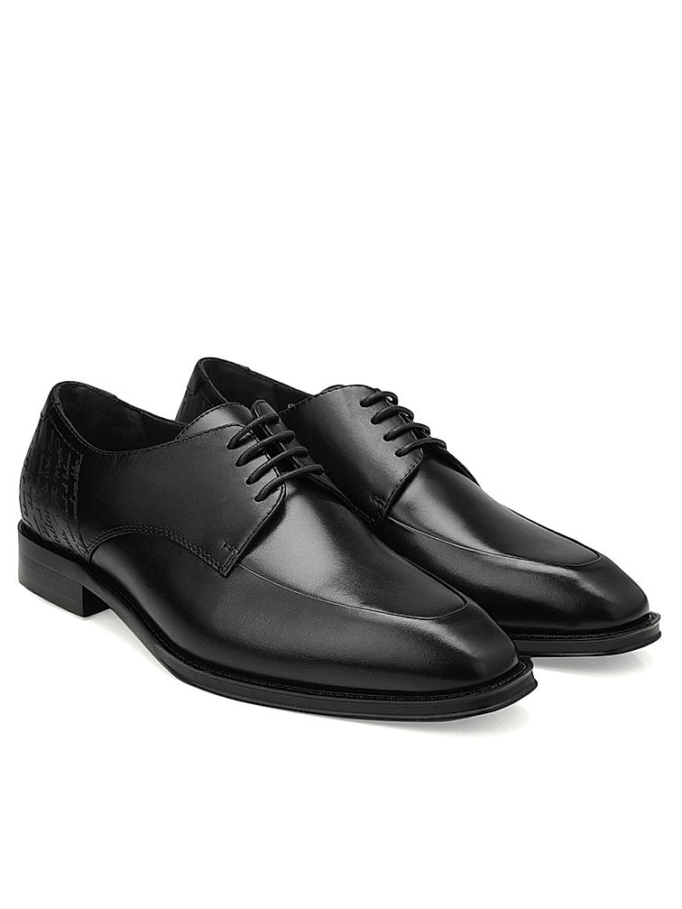 Black Signato Leather Lace Ups