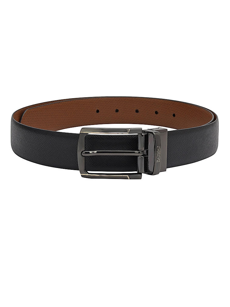 Black and Brown Reversible Men's Belt