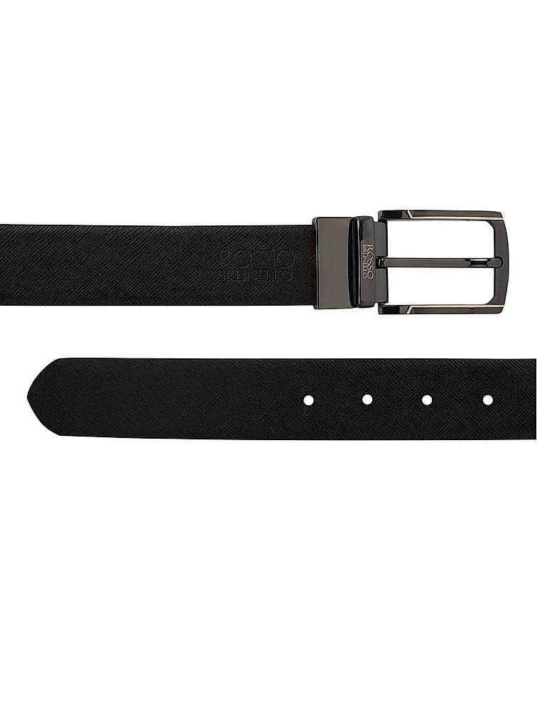 Black and Brown Reversible Men's Belt