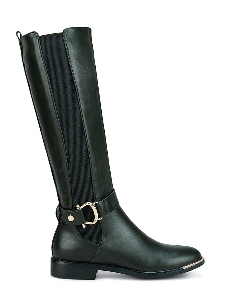 Green Knee High Boots