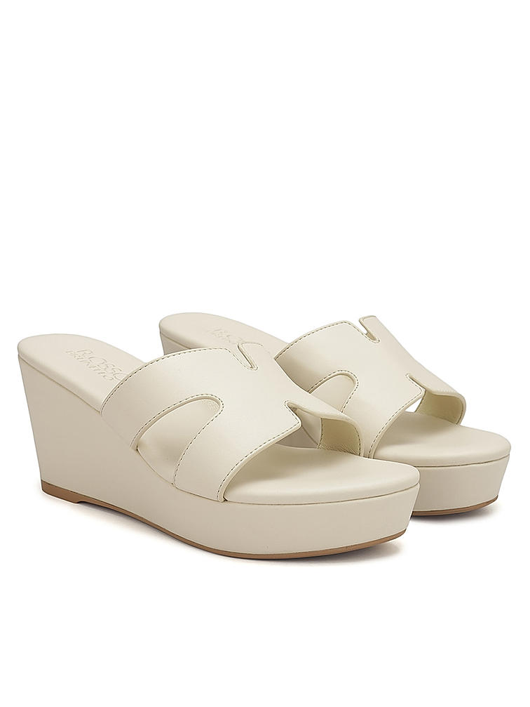 White Curve Wedges