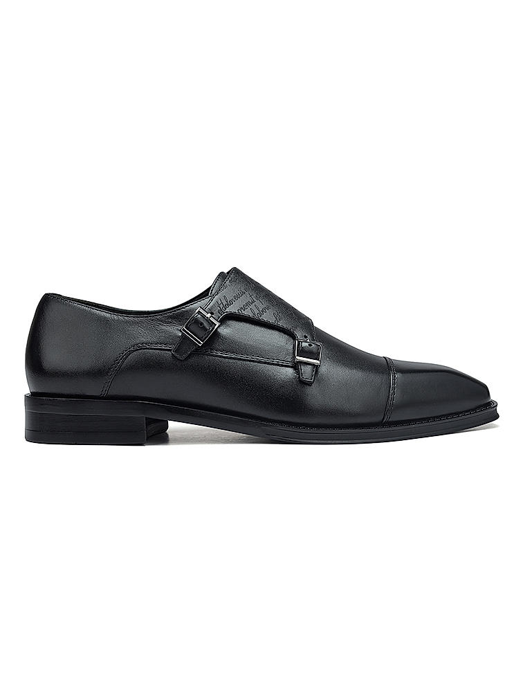 Black Signato Monk Straps