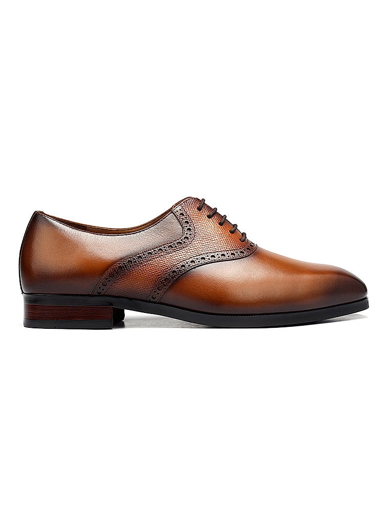 Tan Leather Brogue Lace Ups