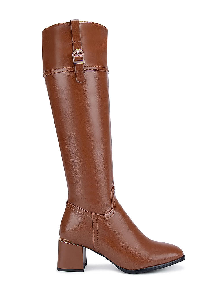 Tan Knee High Boots