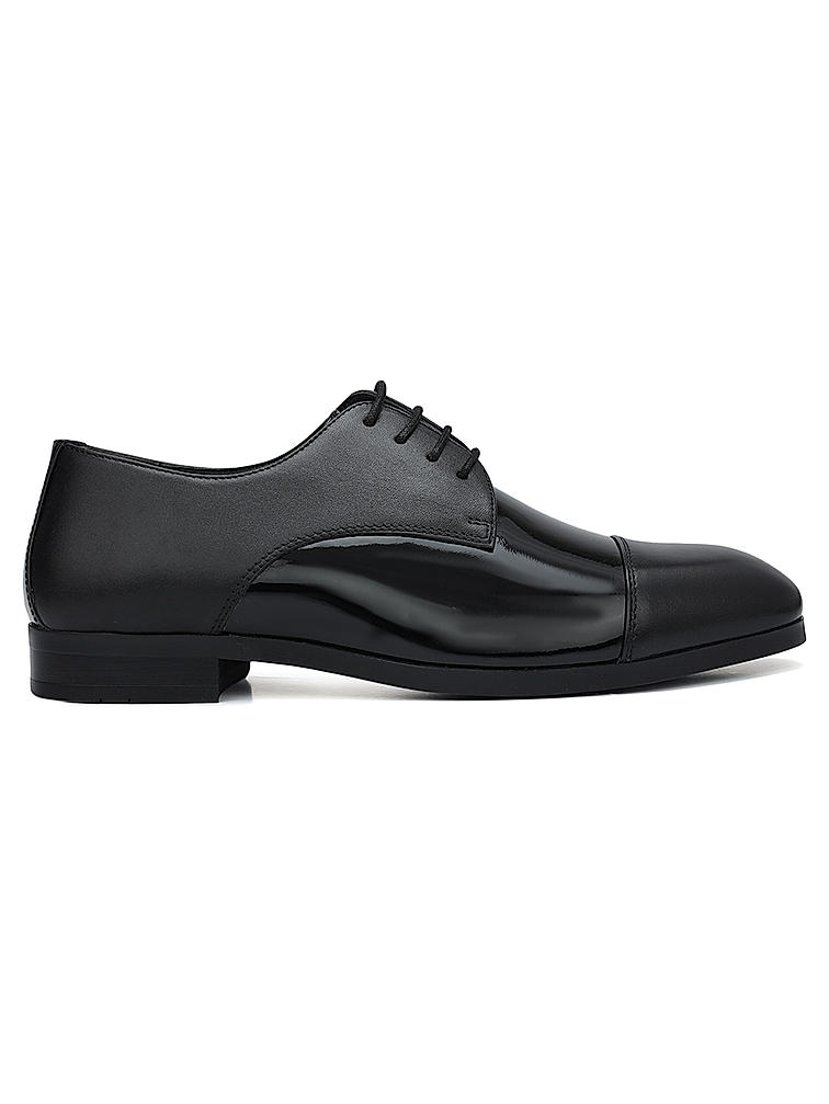 Black Patent Leather Lace Ups