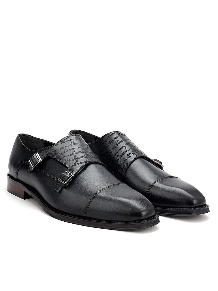 Blue Signato Monk Straps