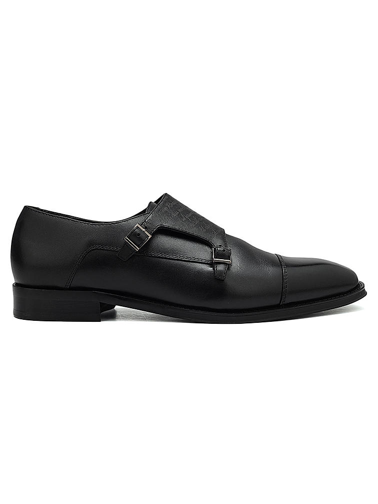 Black Signato Monk Straps