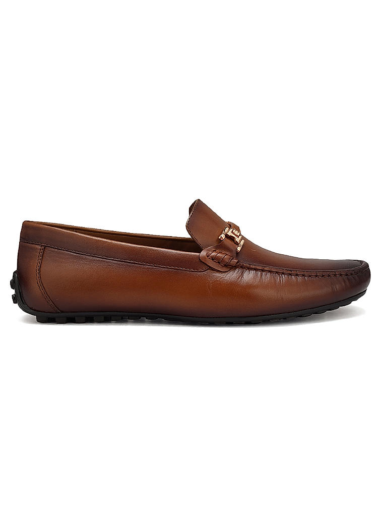 Tan Leather Moccasins