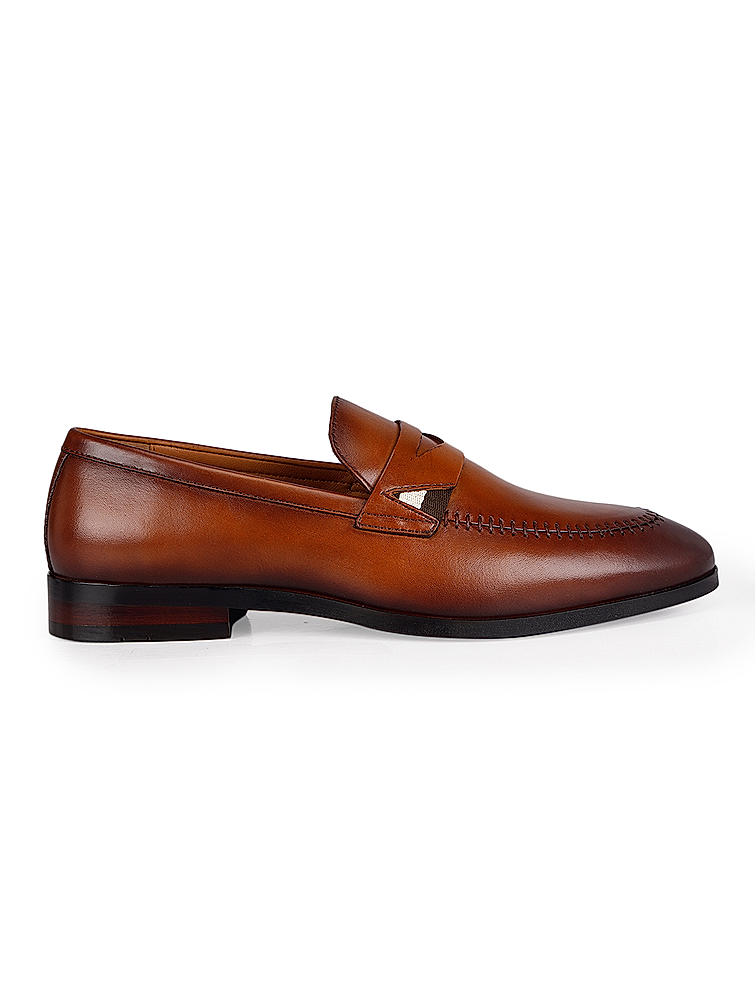 Tan Leather Loafers