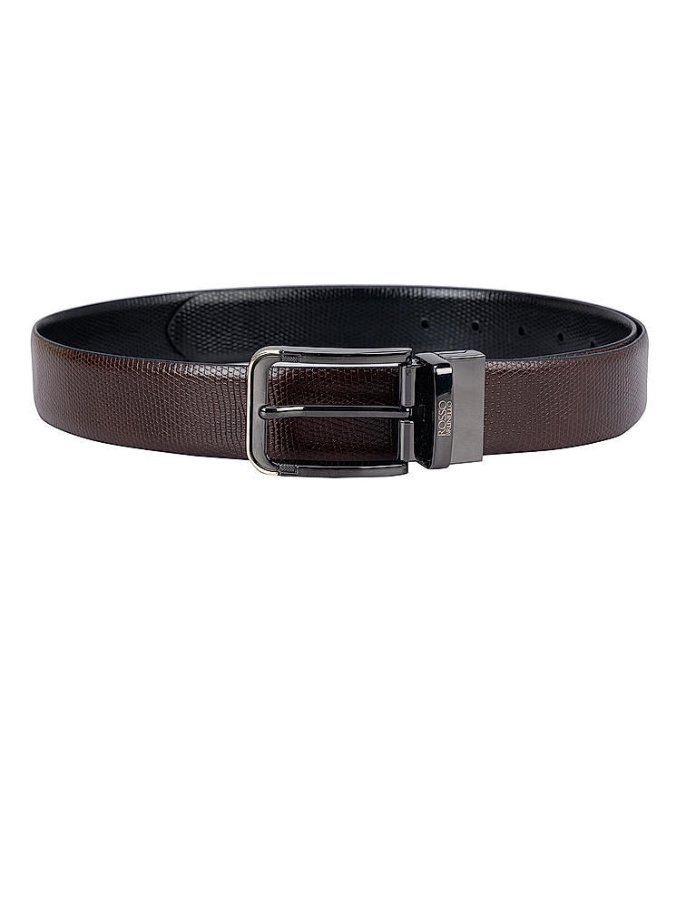 Brown & Black Reversible Men's Belt