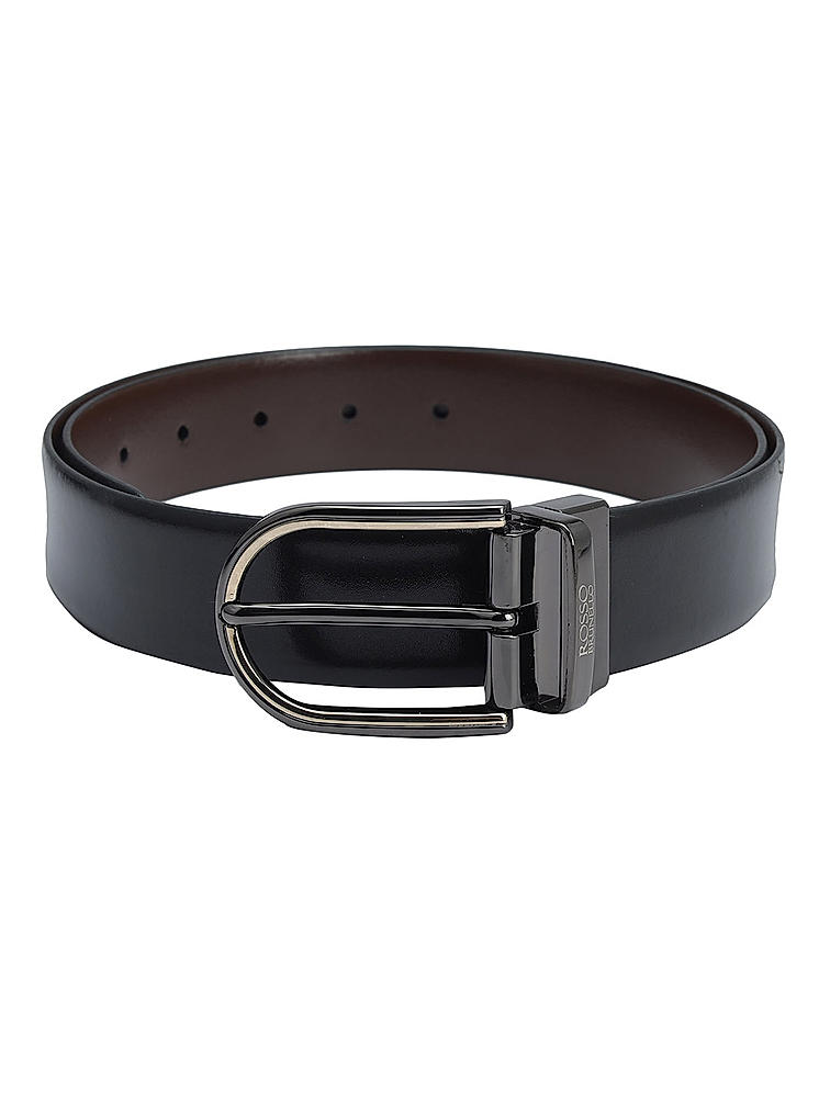 Black and Brown Reversible Men's Belt