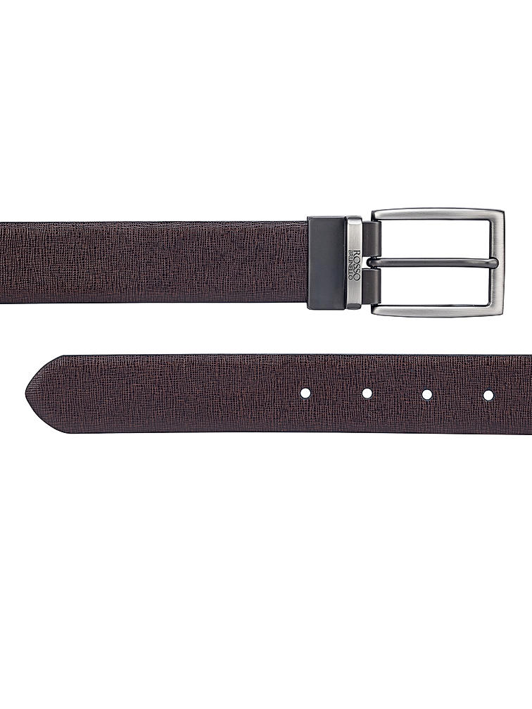 Brown Matrix Reverisble Men's Belt