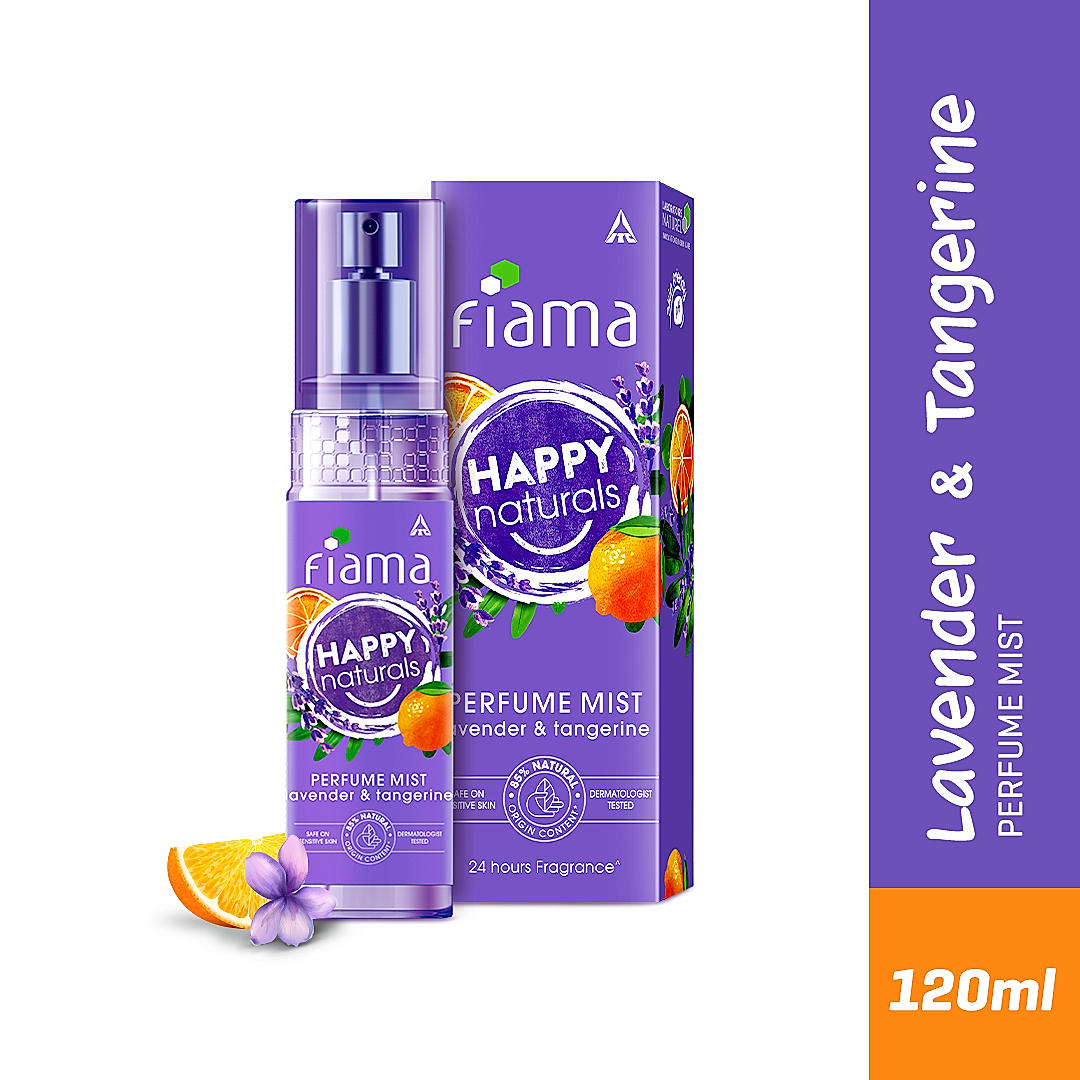 Happy Naturals Lavendar & Tangerine Perfume Mist, 120 ml