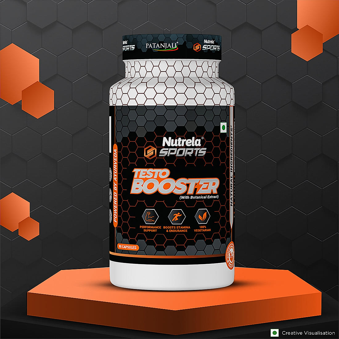 Patanjali Nutrela Sports TestoBooster (90 Capsule) 