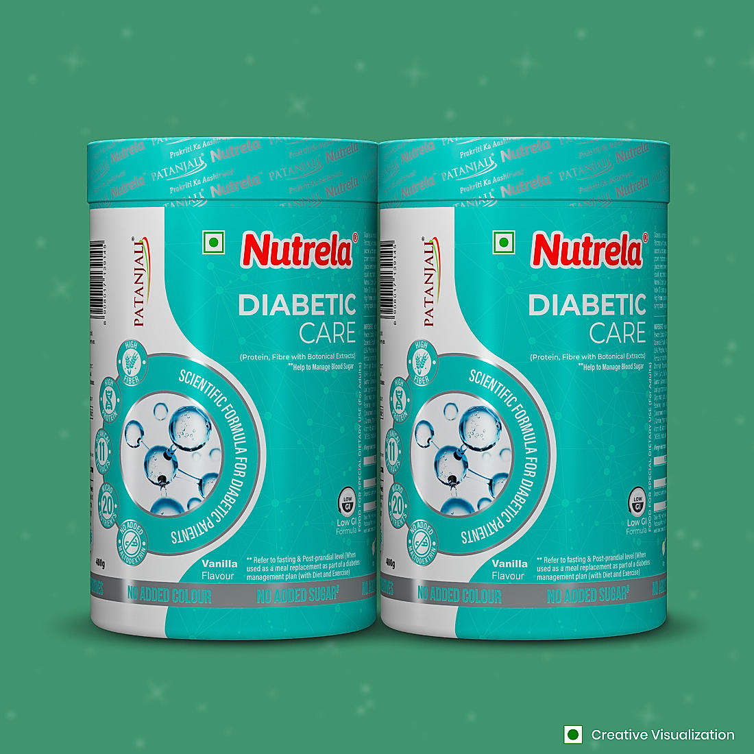 Patanjali Nutrela Diabetic Care - 400g X 2 (Pack of 2)
