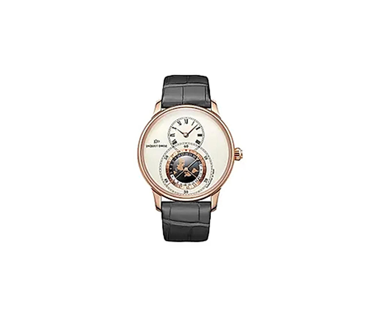 Grande Seconde Dual Time Ivory Enamel