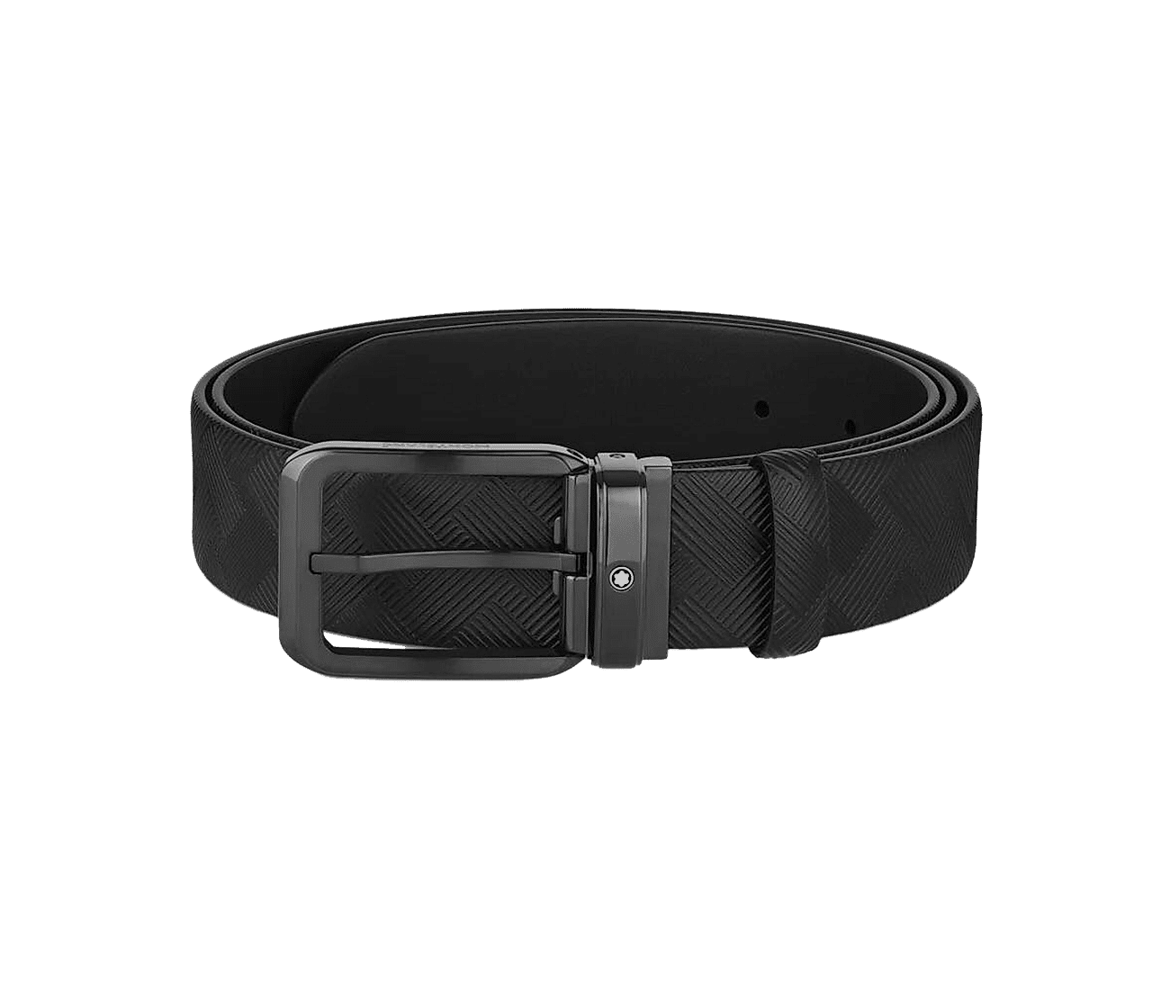 Black/brown 35 mm reversible leather belt - Luxury Belts – Montblanc® US