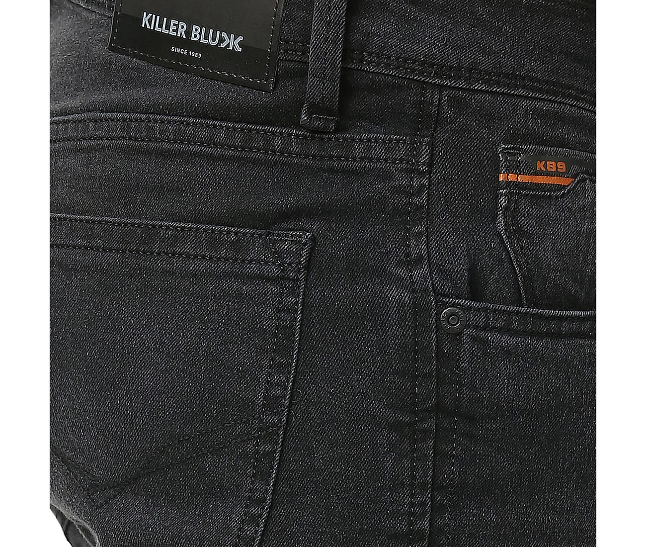 Buy Black Solid Slank Fit Jeans for Men Online at Killer Jeans | 490807