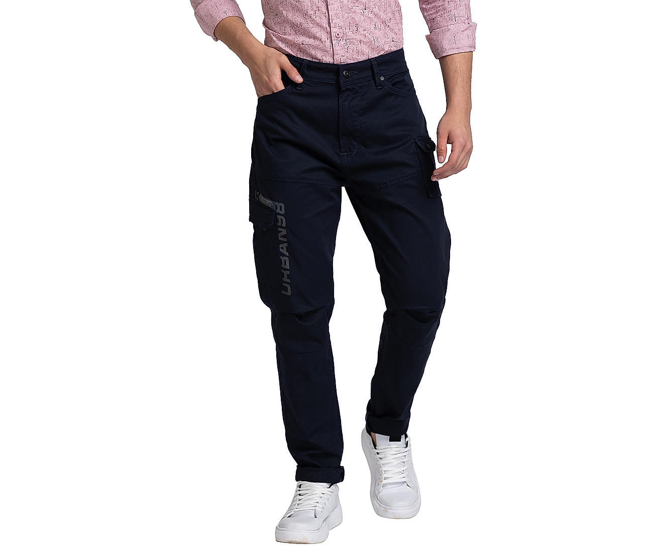 Buy online Men Solid Cargo Track Pant from Sports Wear for Men by Styli for  ₹949 at 37% off | 2024 Limeroad.com