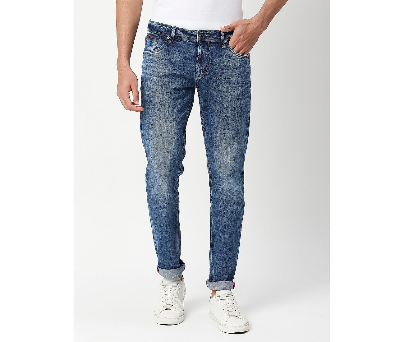 Buy Blue Solid Slim Fit Jeans for Men Online at Killer Jeans
