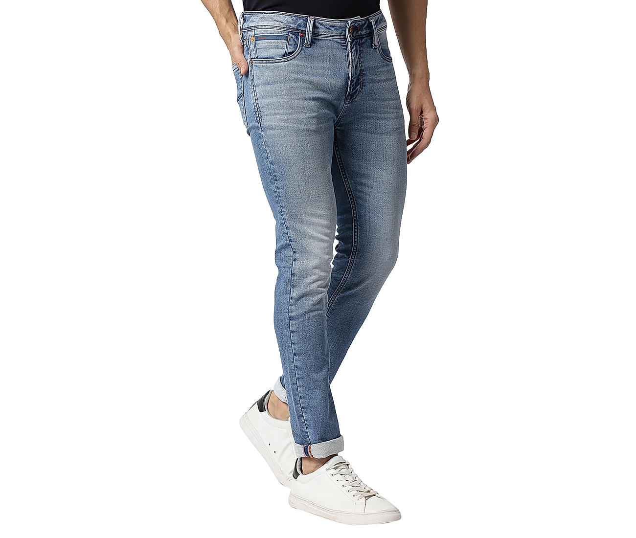 Buy Blue Solid Ankle Fit Jeans for Men Online at Killer Jeans | 504951