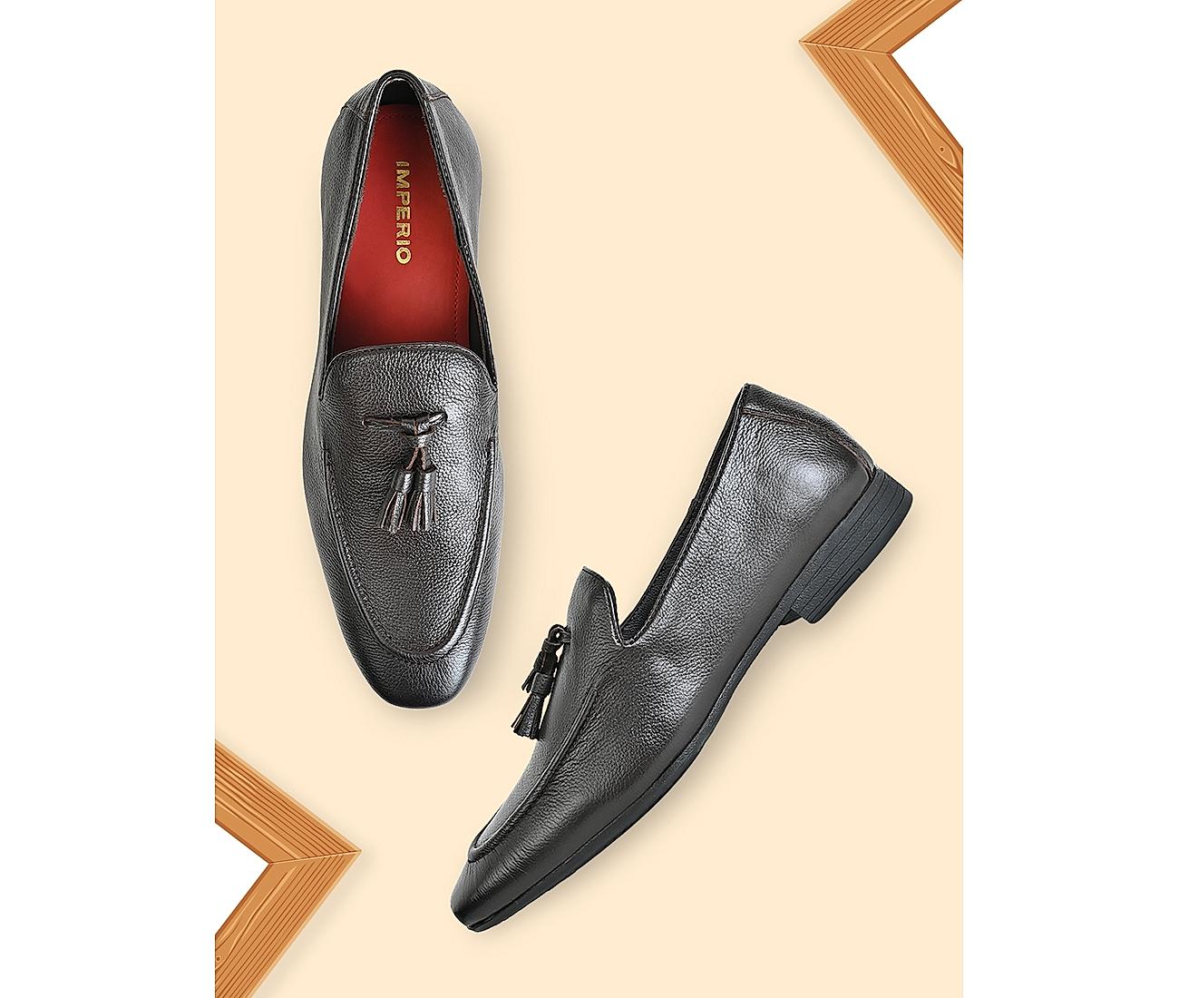 Follure Clothing 8829 Mens business formal wear pointed leather shoes India  | Ubuy