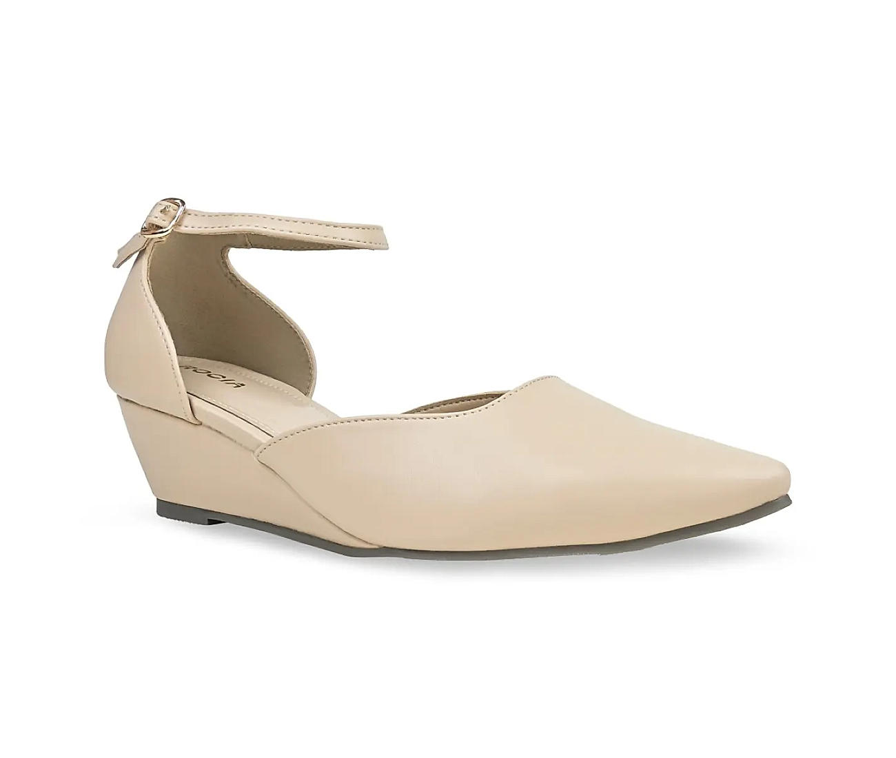 Rocia Beige Women Closed Toe Wedges