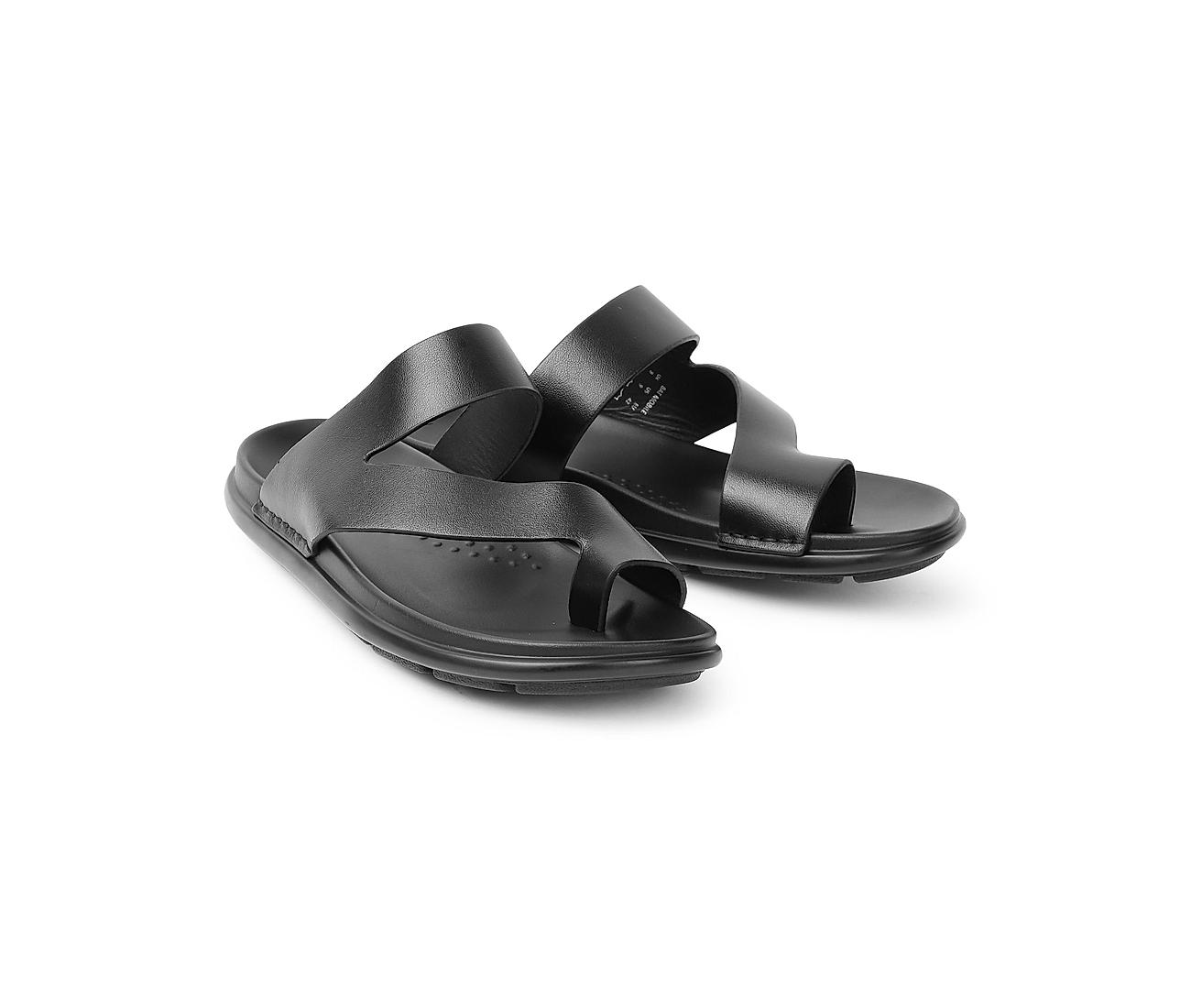 Buy Regal Black Casual Leather Sandals Shoes for Men Online at Regal Shoes  |7670513