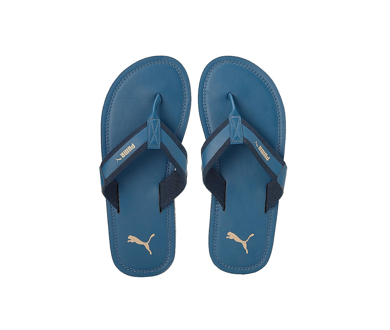Buy PUMA Blue Synthetic Regular Slipon Mens Slippers | Shoppers Stop-saigonsouth.com.vn