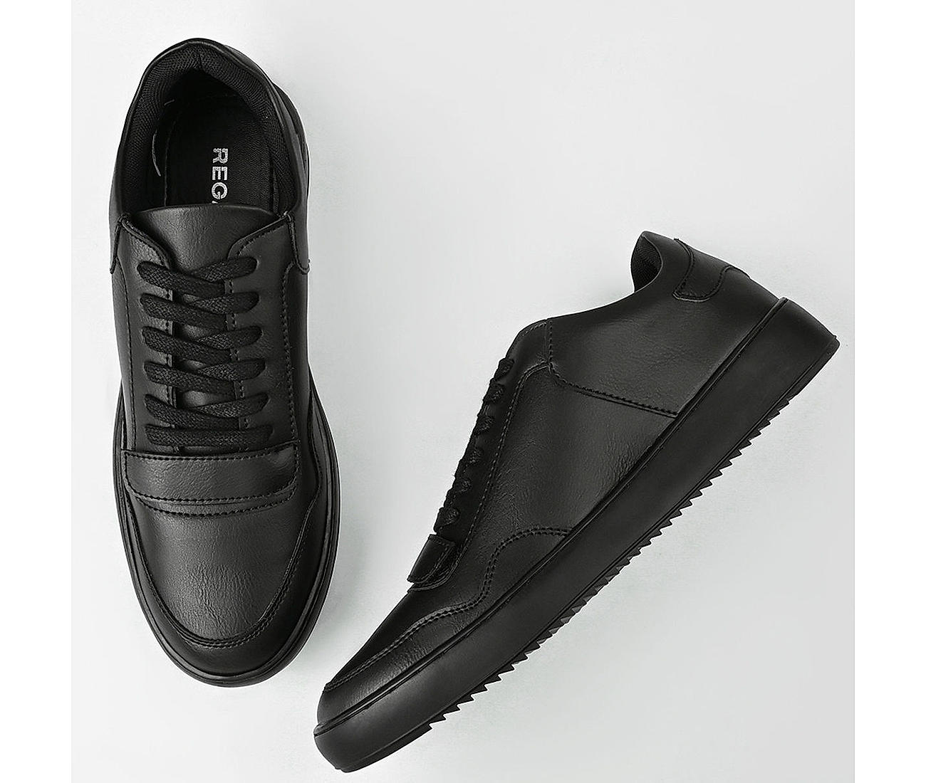 Buy Regal Mens Black Leather Oxford Lace Up Shoes Online at Regal Shoes   8474484