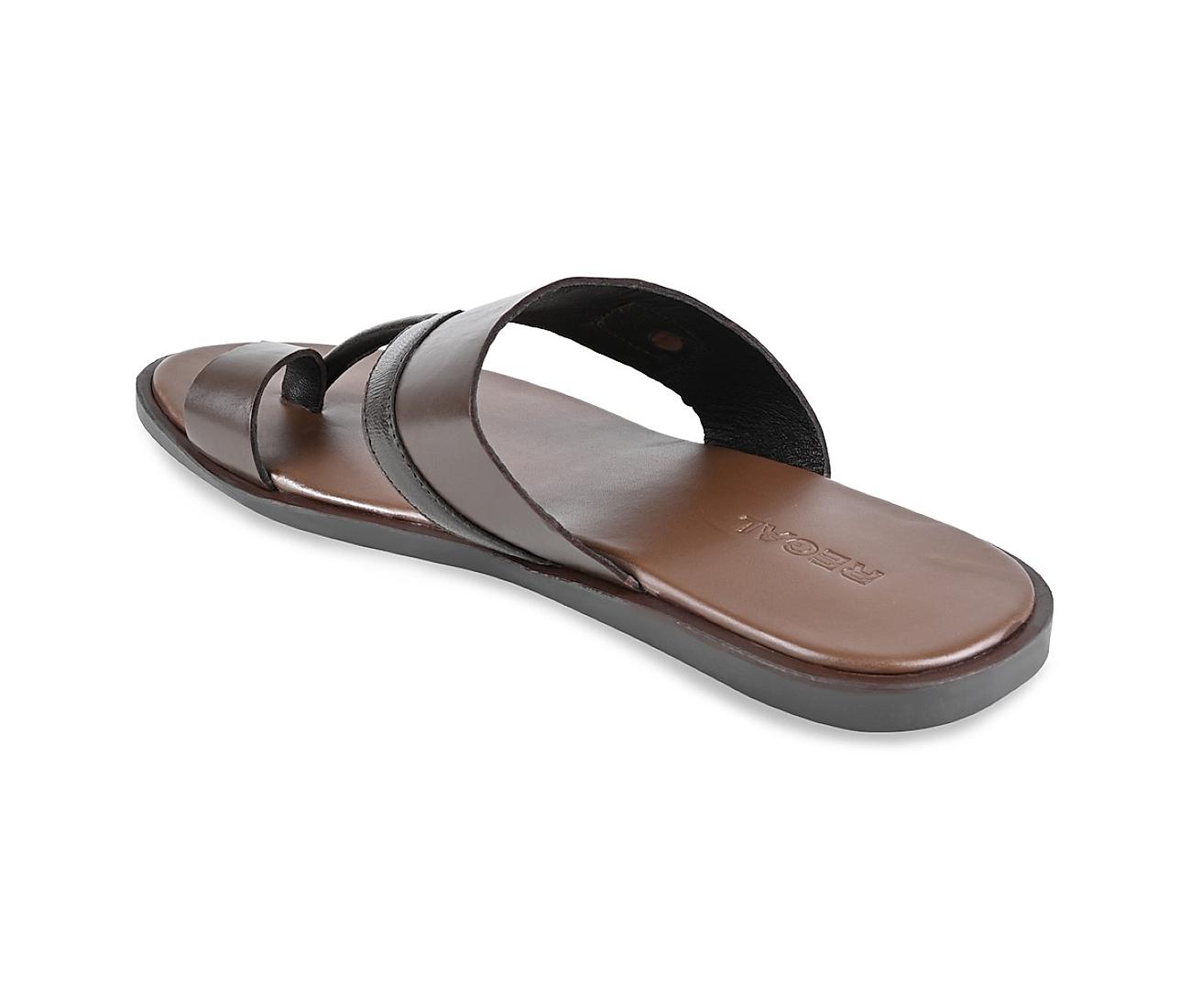 Hitz Men's Camel Leather Slip-On Shoe Style Sandals – Hitz Shoes Online