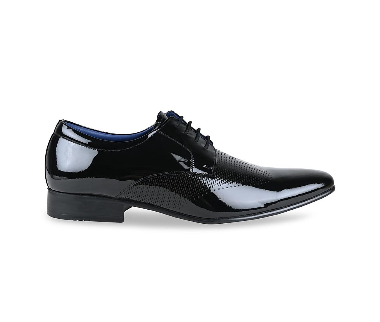 Mens black patent leather cheap dress shoes